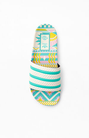 Gray Adilette Slide Sandals image number 5