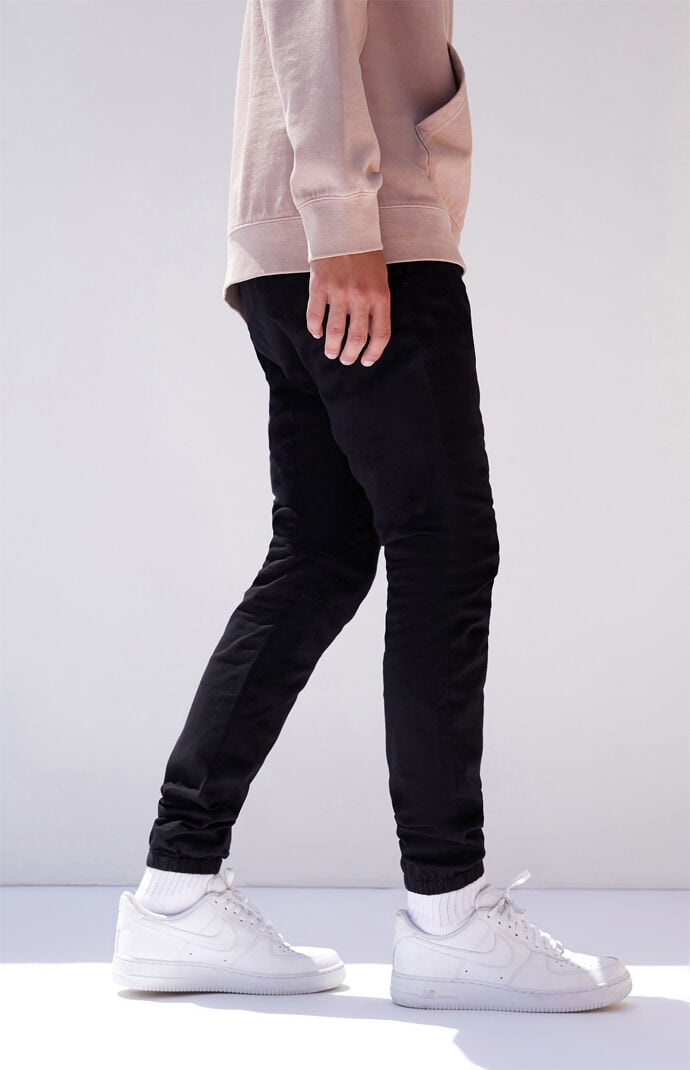 Black Skinny Jogger Pants PacSun PacSun