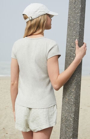 Light Gray Boston Hailie T-Shirt image number 4