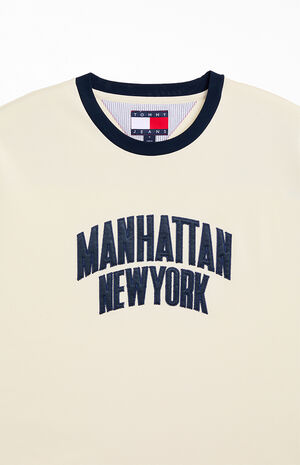 Manhattan New York Varsity Ringer T-Shirt image number 2