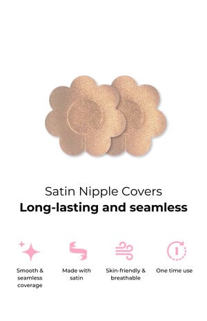 Satin Nipple Covers image number 1