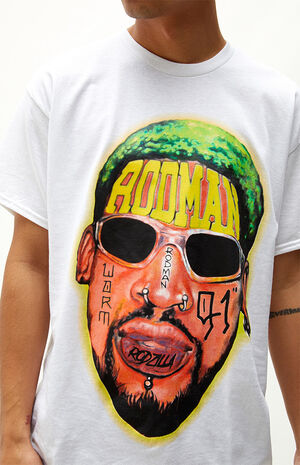 Mitchell & Ness Rodman Happy Face T-Shirt