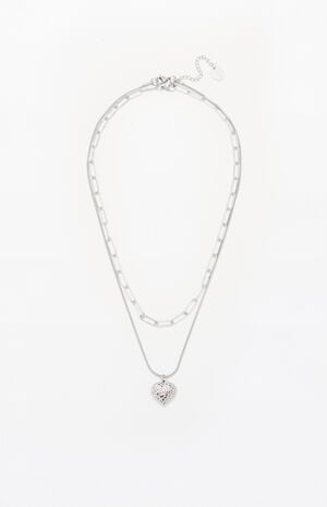 Heart Layered Necklace image number 1