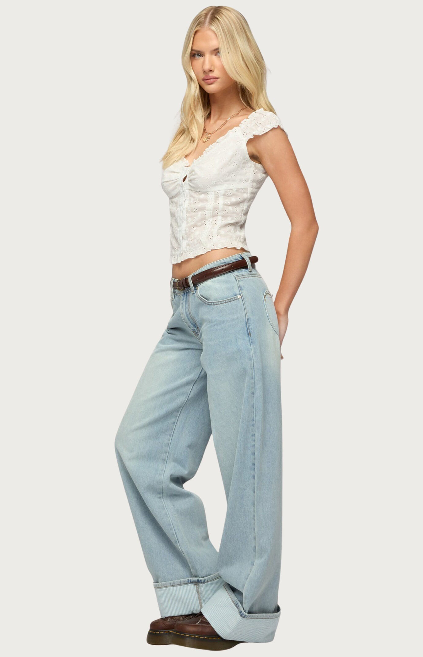 Edikted Dolsy Button Up Top