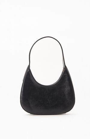 Black Faux Leather Purse image number 1
