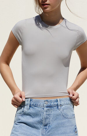 Treat Yourself Cropped T-Shirt image number 1