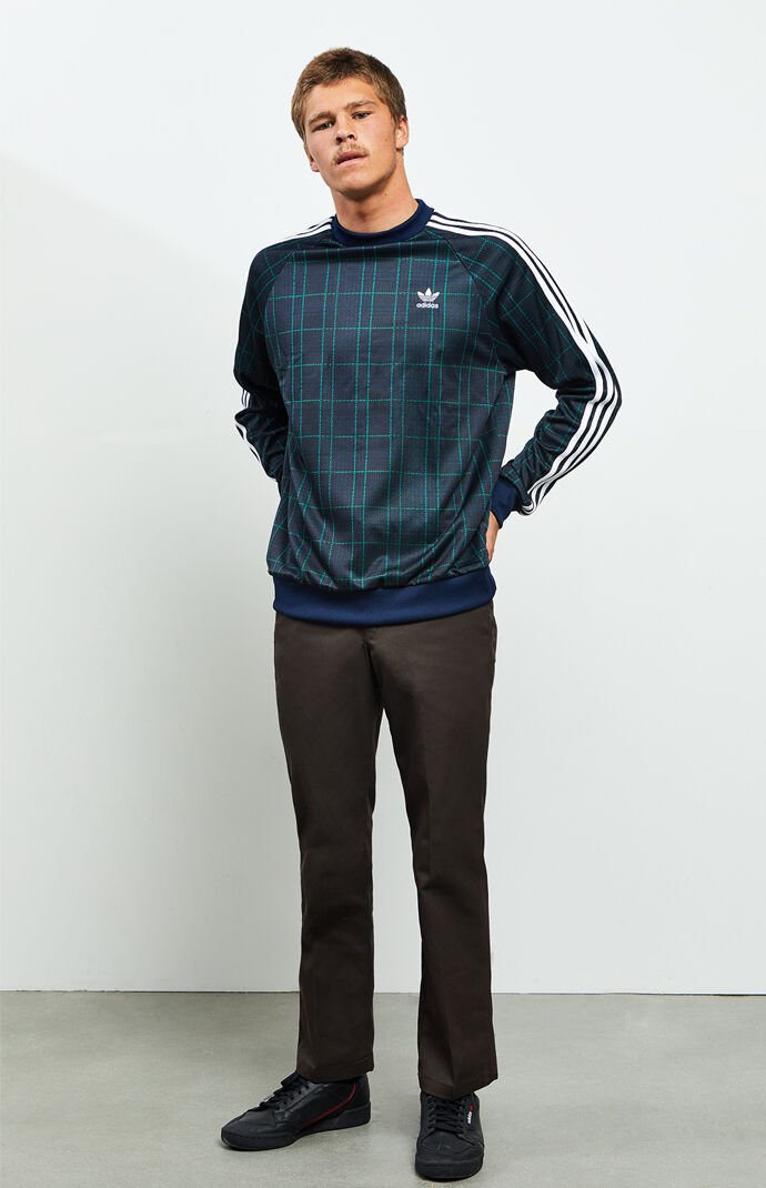 Tartan Crew Neck Sweatshirt