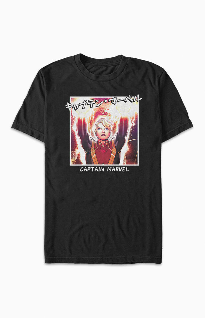 Captain Marvel Portrait T-Shirt