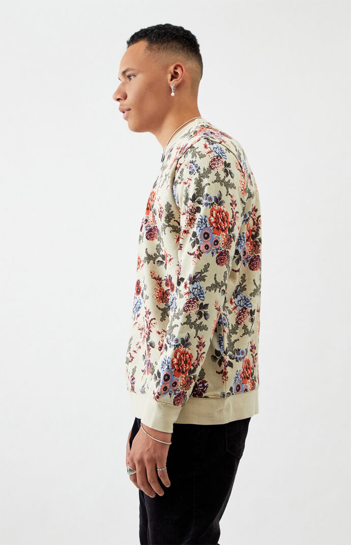 Piction Floral Crew Neck Sweatshirt