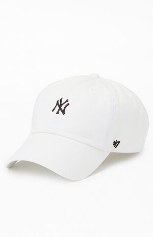 Cream NY Yankees Dad Hat image number 4