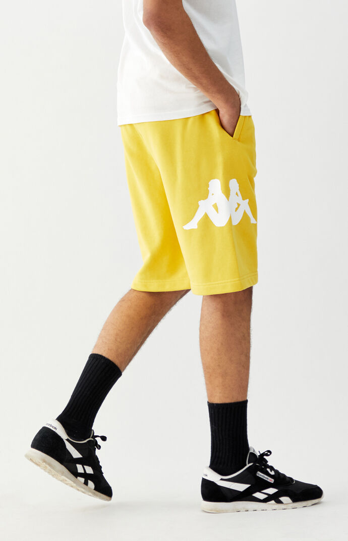 Yellow Authentic Sangone Sweat Shorts