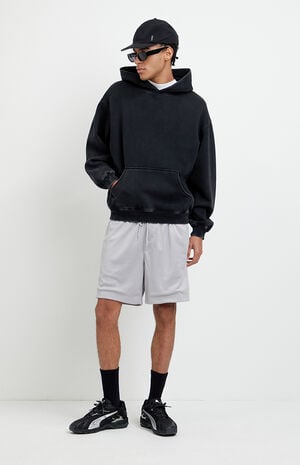 Gray Aaron Mesh Volley Shorts image number 1