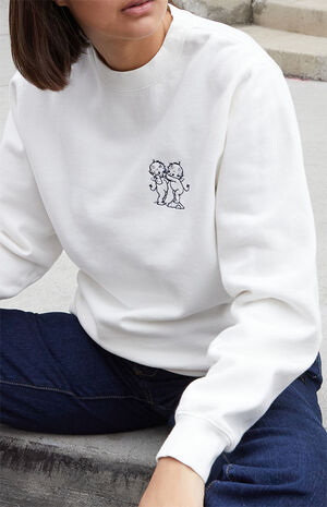 Angel Devil Crew Neck Sweatshirt image number 2