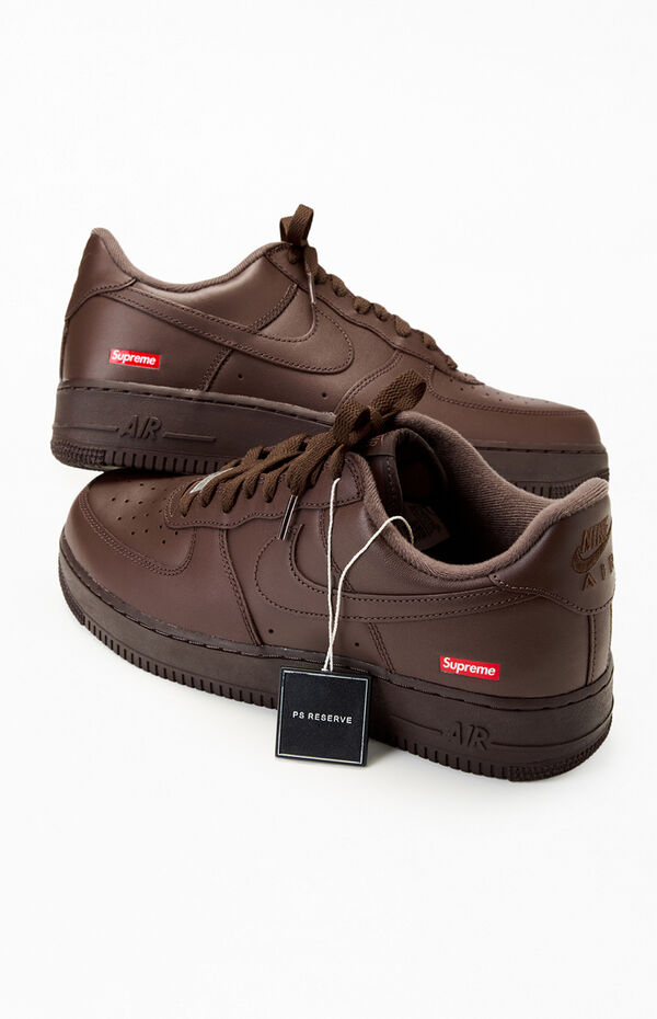 Brown Supreme X 'air Force Low Restock Nike Air Force Low