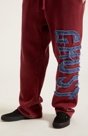 Ghost Applique Washed Baggy Sweatpants image number 5