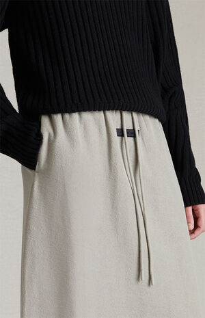 Women's Seal Reverse Fleece Long Skirt image number 5