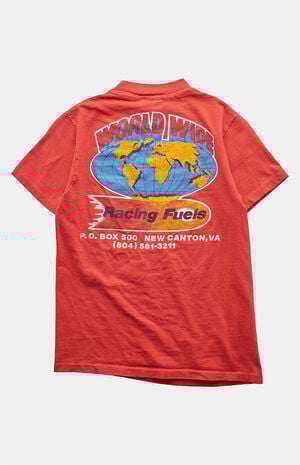 '90s World Wide Racing Fuel Graphic T-Shirt image number 1