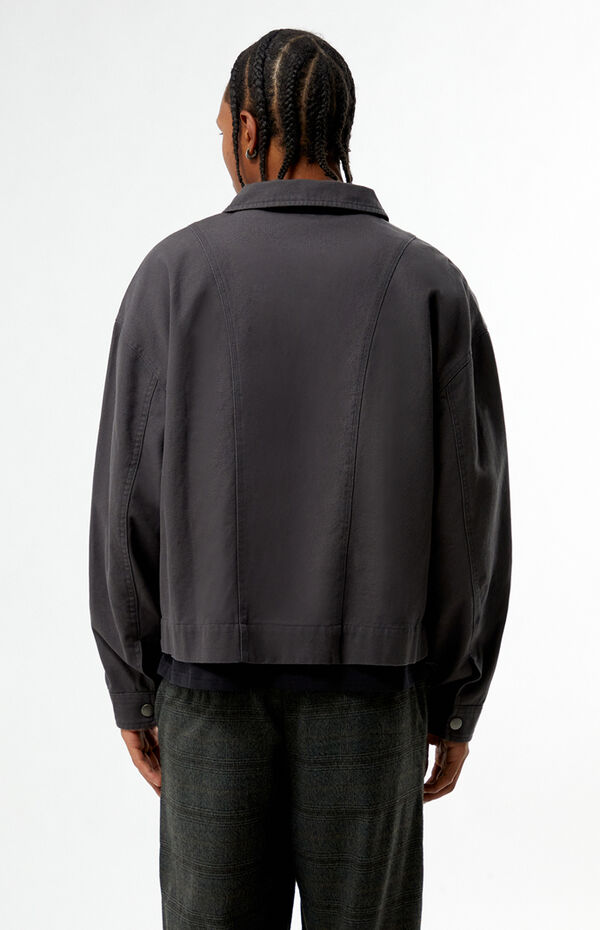 Pacsun Gray Double Seams Gas Jacket