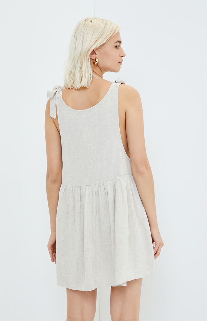 lottie moss tie strap babydoll dress