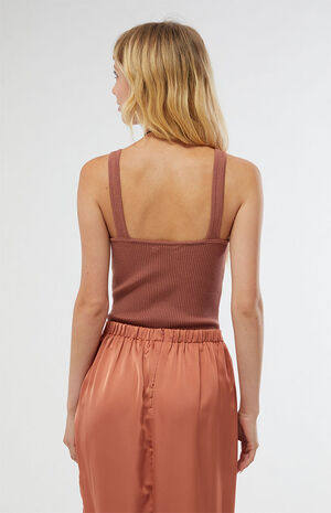 Knit Tank Bodysuit image number 4