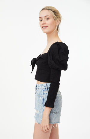 Tie Front Top image number 3