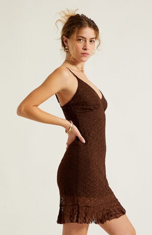 Anya Lace Mini Dress image number 3