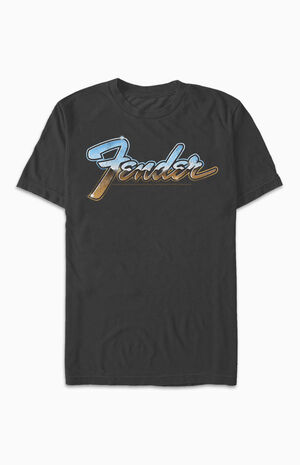 Fender Chrome Logo T-Shirt Fender Chrome Logo T-Shirt image number null