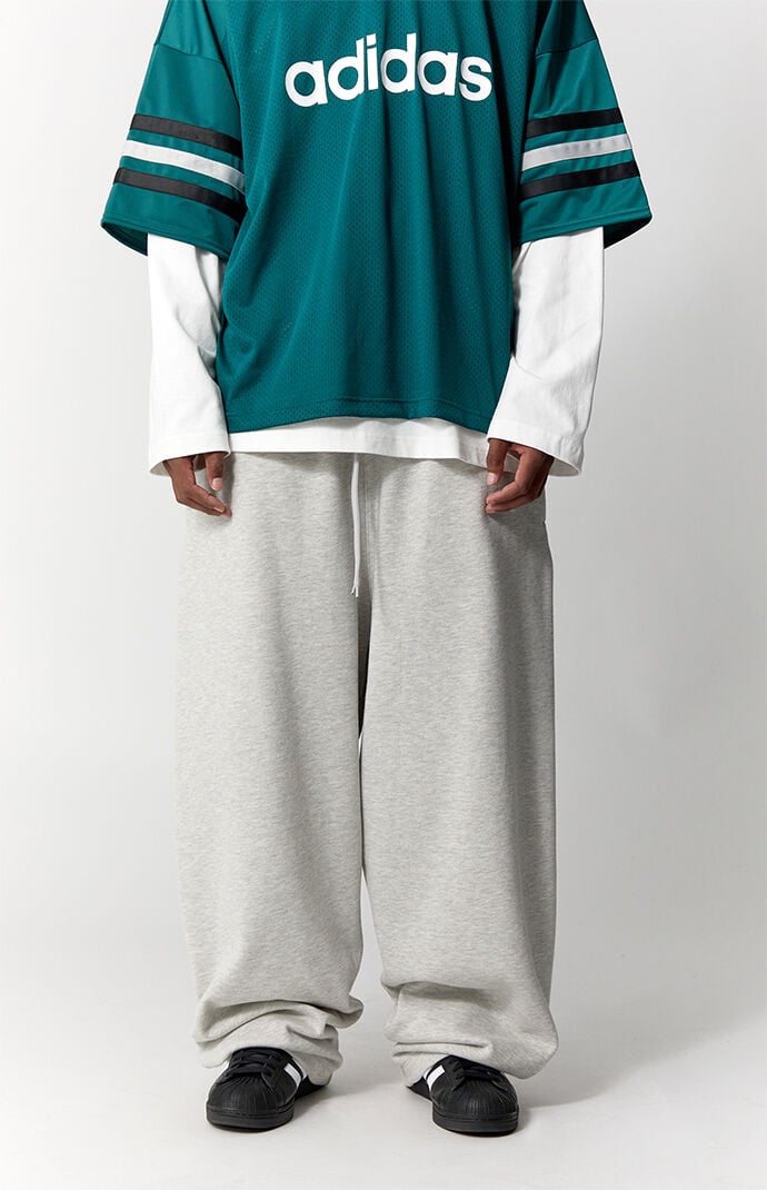Pacsun Heather Gray Fleece Extreme Baggy Sweatpants | Pacsun