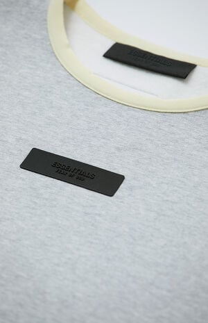 Light Heather Grey Crew Neck Sweatshirt image number 7