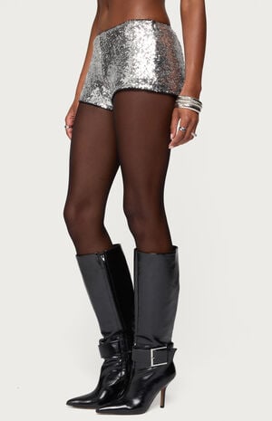 Shauna Sequin Micro Shorts image number 2
