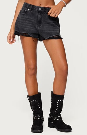 Fern Mid Rise Denim Shorts image number 1