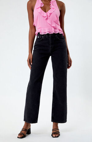 Charcoal Dad Jeans image number 2