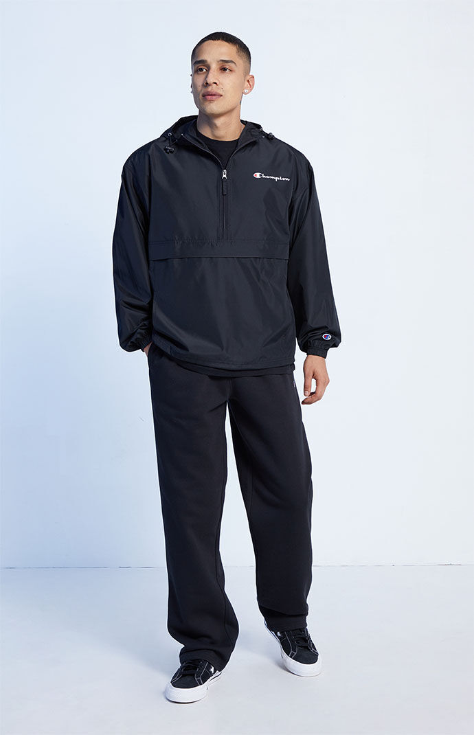 champion packable windbreaker