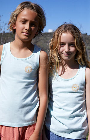 Sun Embroidery Scoop Tank Top image number 2