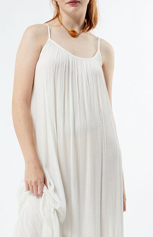 Blue Tides Beach Midi Dress image number 2