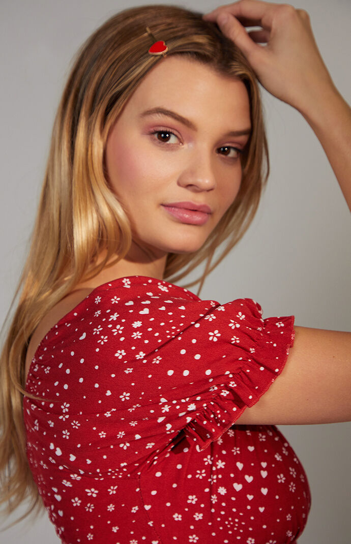 Shirred Mini Dress