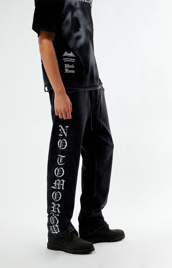 No Tomorrow x Civil Active Iron Skull Straight Leg
