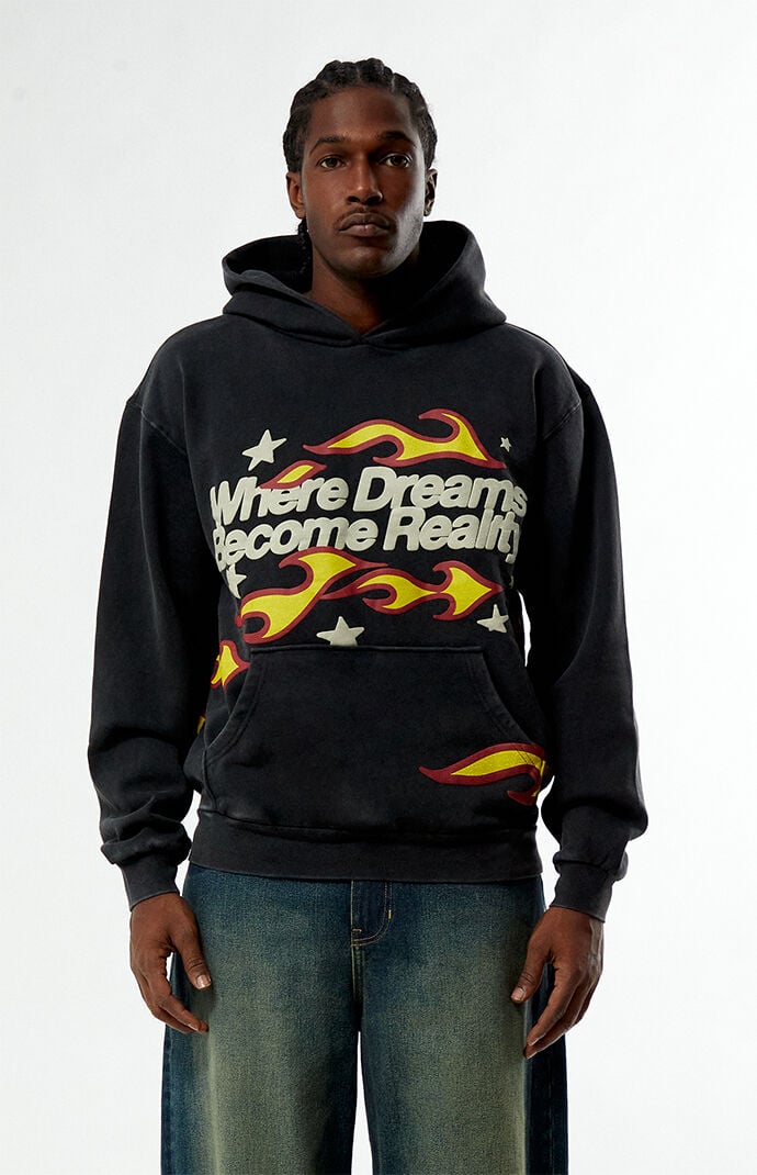 Pacsun Dreams Come True Puff Hoodie