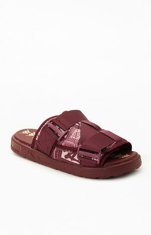 Kappa Burgundy Authentic Nuuk 1 Sandals Pacsun