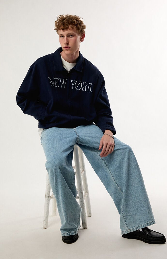 Pacsun New York Embroidered Seamed Jacket | Pacsun