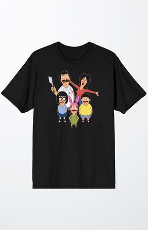Family Of Icons Adult Long Sleeve T-Shirt Bobs Burgers Family Of Icons Adult Long Sleeve T-Shirt Bobs Burgers