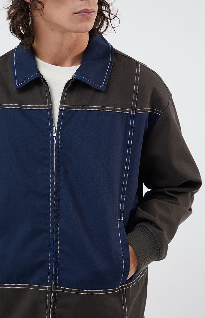 Pacsun color on sale block jacket