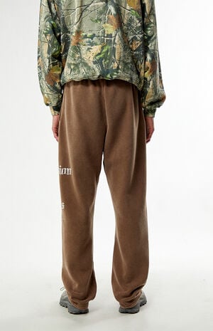 Brown Expressions Baggy Sweatpants image number 4