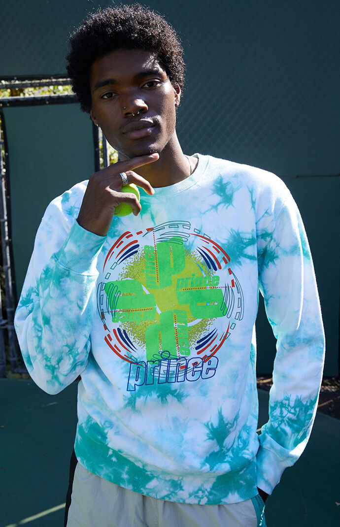 Tie Dyed Fleece Crew Neck Sweatshirt