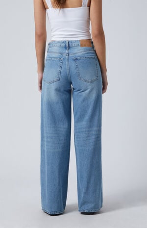 PacSun Jessie High Waisted Baggy Jeans Medium Indigo | PacSun