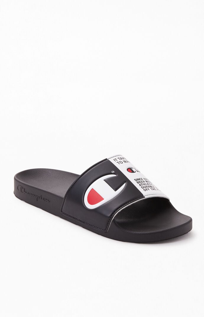 Champion ipo jock slides best sale black