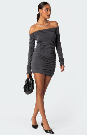 Cyra Ruched Mini Dress image number 2