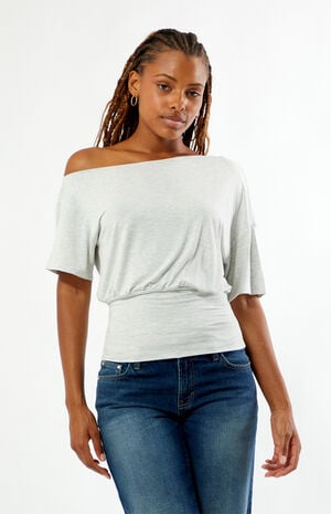 Stacy Cinched Waist Short Sleeve Top image number 2