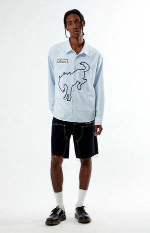 Bronco Long Sleeve Button Front Shirt image number 4