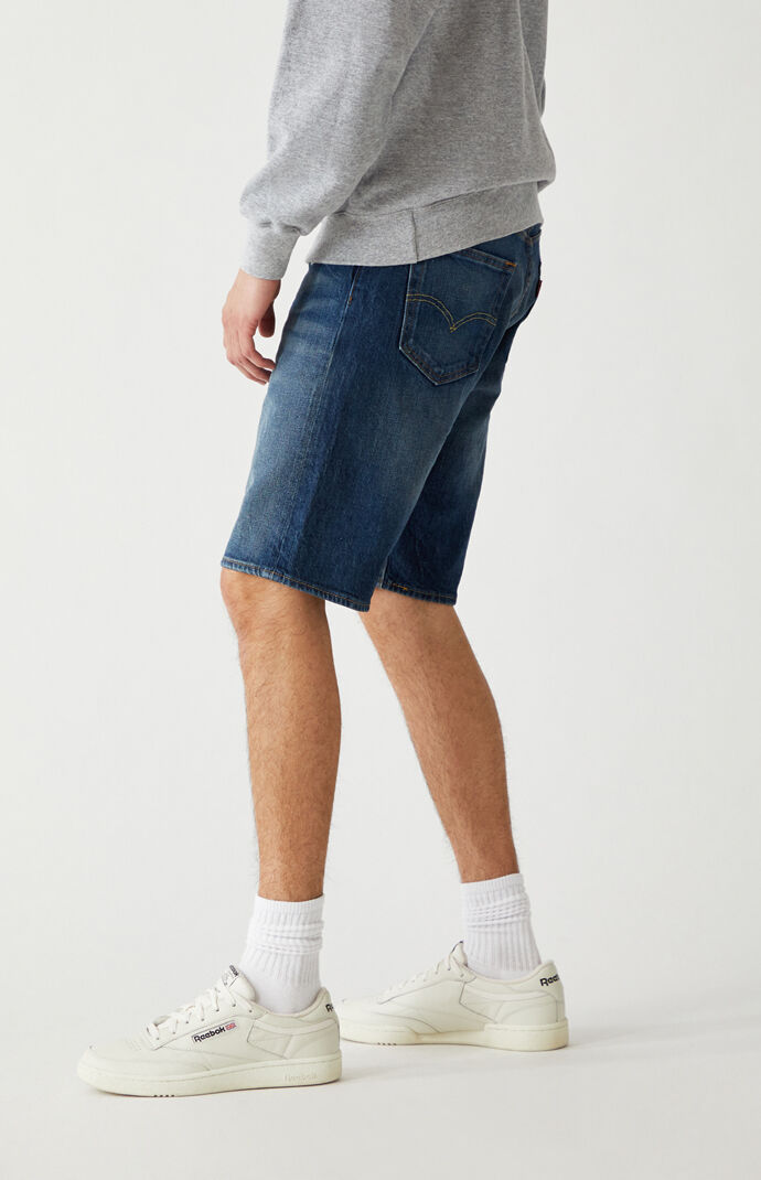 Dark Indigo 501 Hemmed Denim Shorts